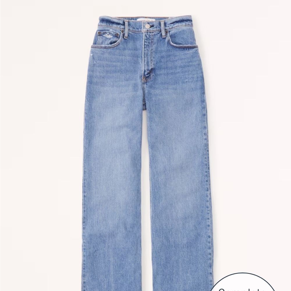 Abercrombie High Rise 90s Relaxed Jean